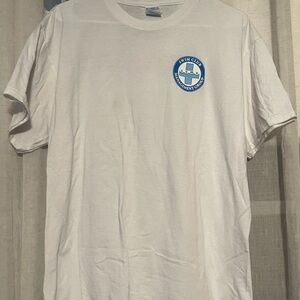 White Swim Club Logo T‑Shirt -Port & Co.